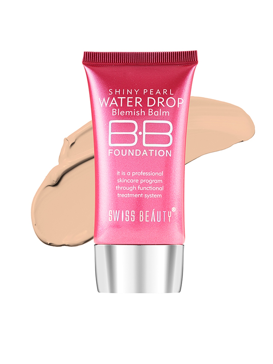 

SWISS BEAUTY Shiny Pearl Water Drop Blemish Balm BB Foundation - 03, Beige