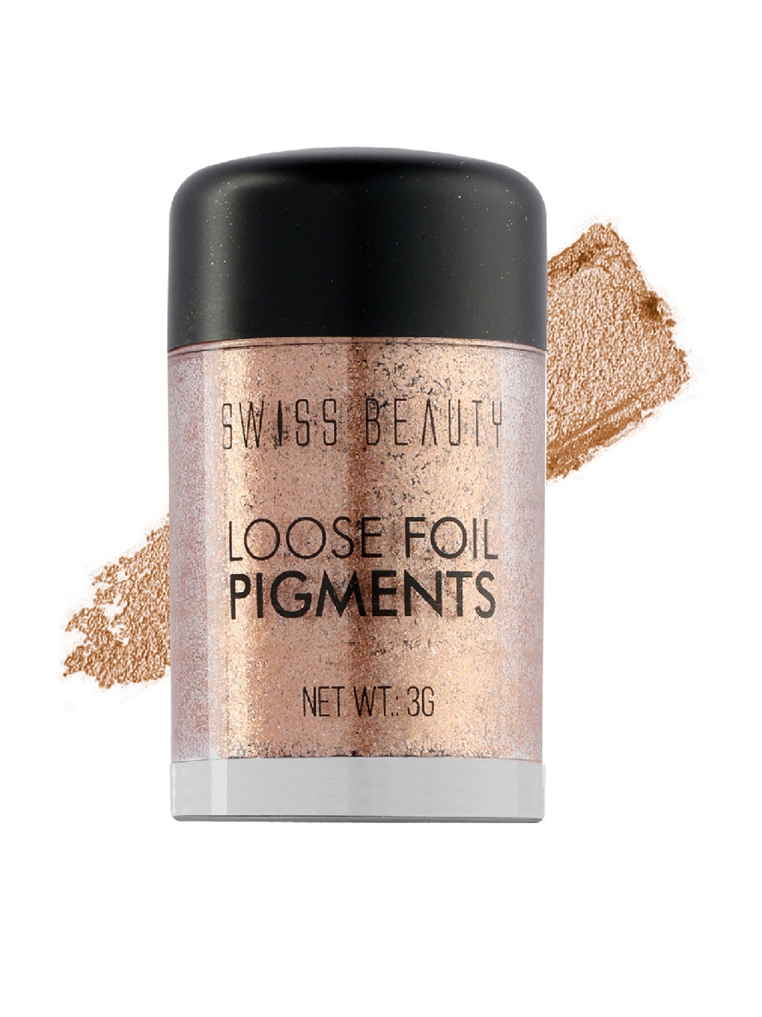 

SWISS BEAUTY Loose Foil Pigments Eyeshadow -9, 3g, Taupe