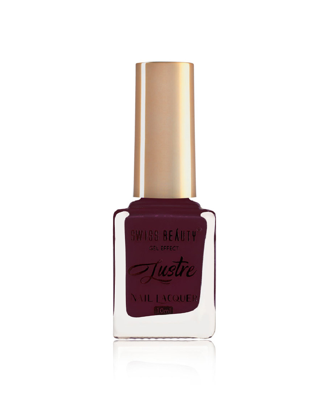 

SWISS BEAUTY Gel Effect Luster Nail Polish - 33, Maroon