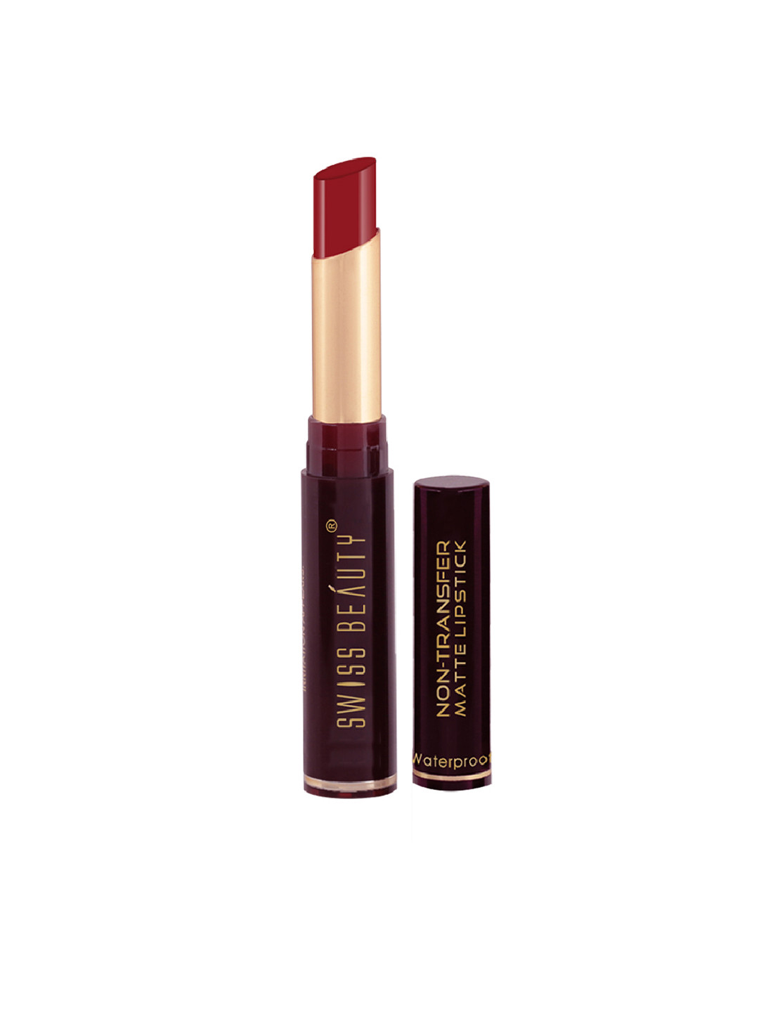 

SWISS BEAUTY Non-Transfer Matte Lipstick- Pop Red 14