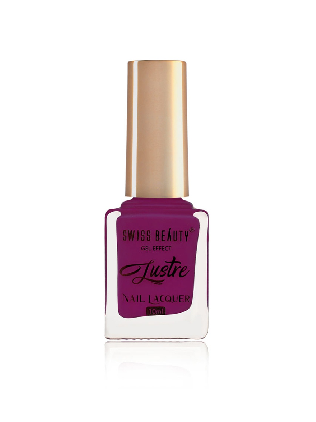 

SWISS BEAUTY Gel Effect Lustre Nail Lacquer-28, Purple