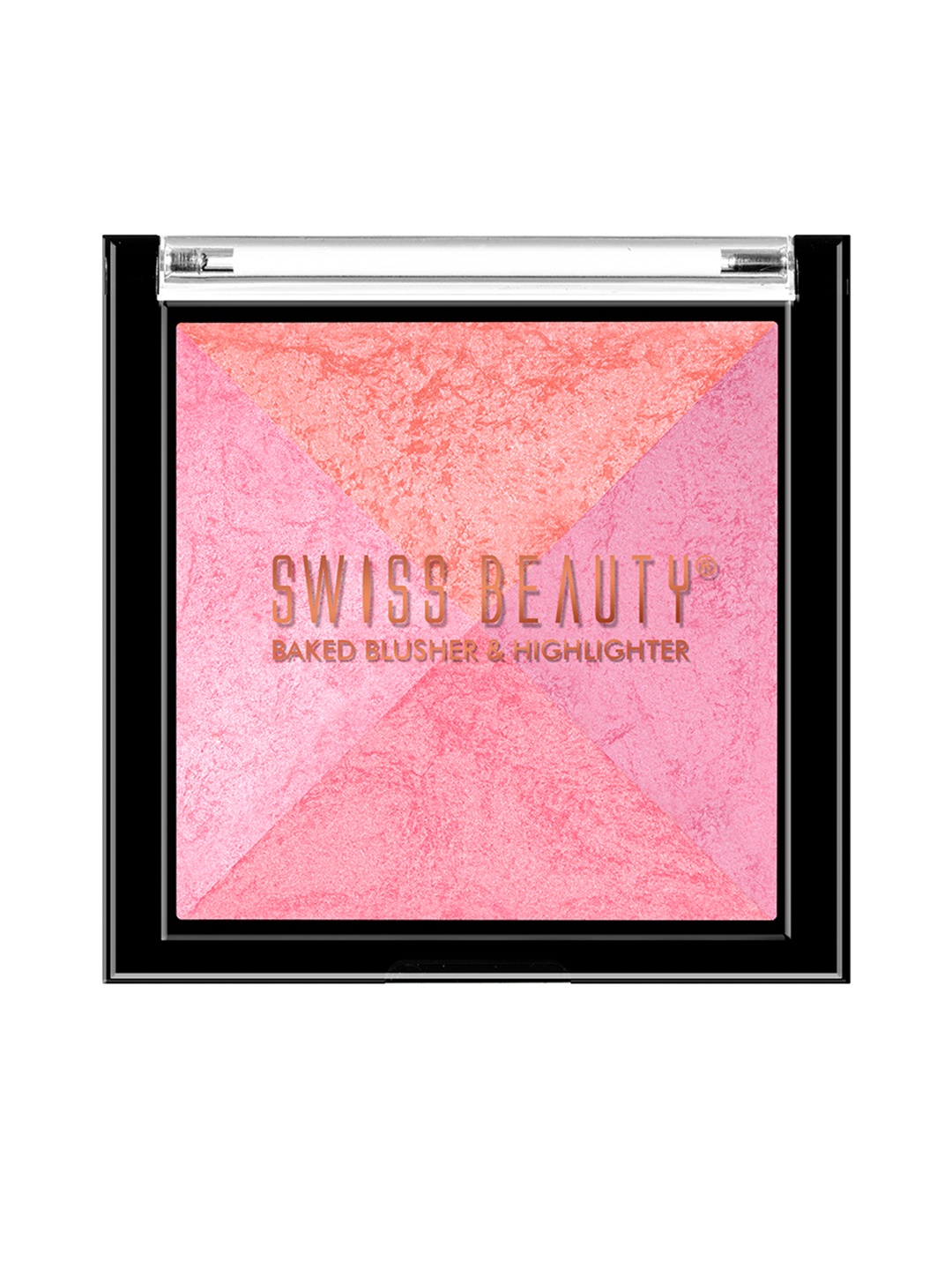 

SWISS BEAUTY Baked Blusher & Highlighter - Shade-4, Multi