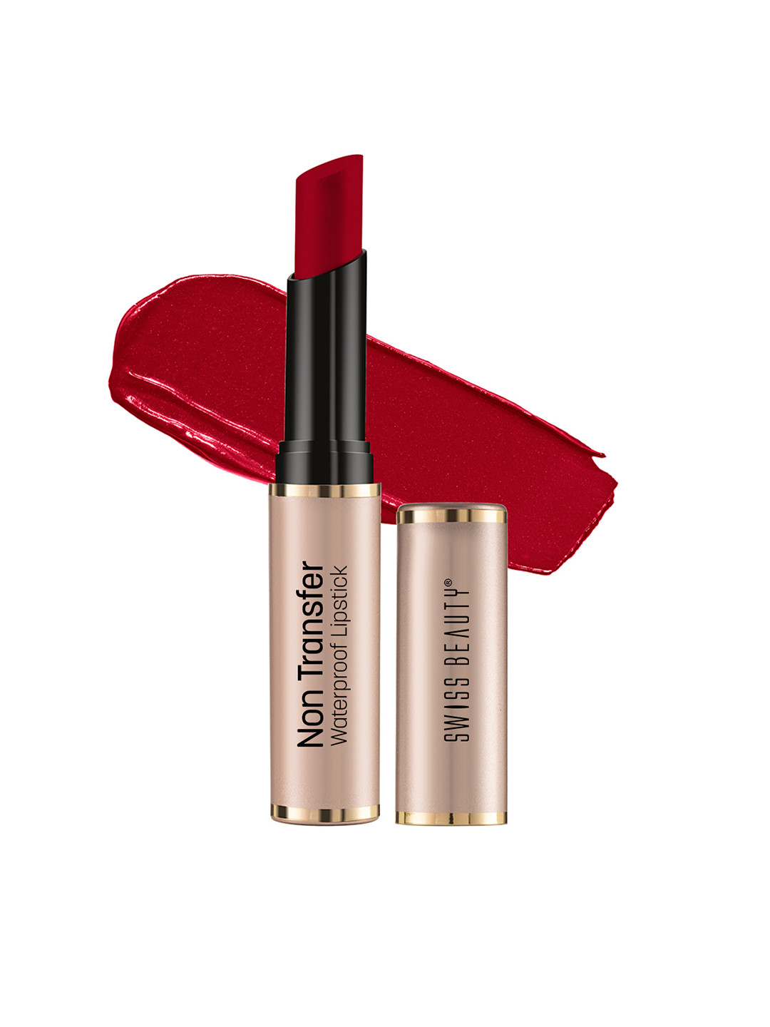 

SWISS BEAUTY Non Transfer Water Proof Lipstick- Russian Red 407, Maroon