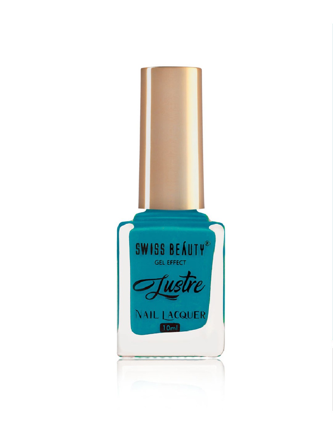 

SWISS BEAUTY Gel Effect Lustre Nail Lacquer - 42, Turquoise blue