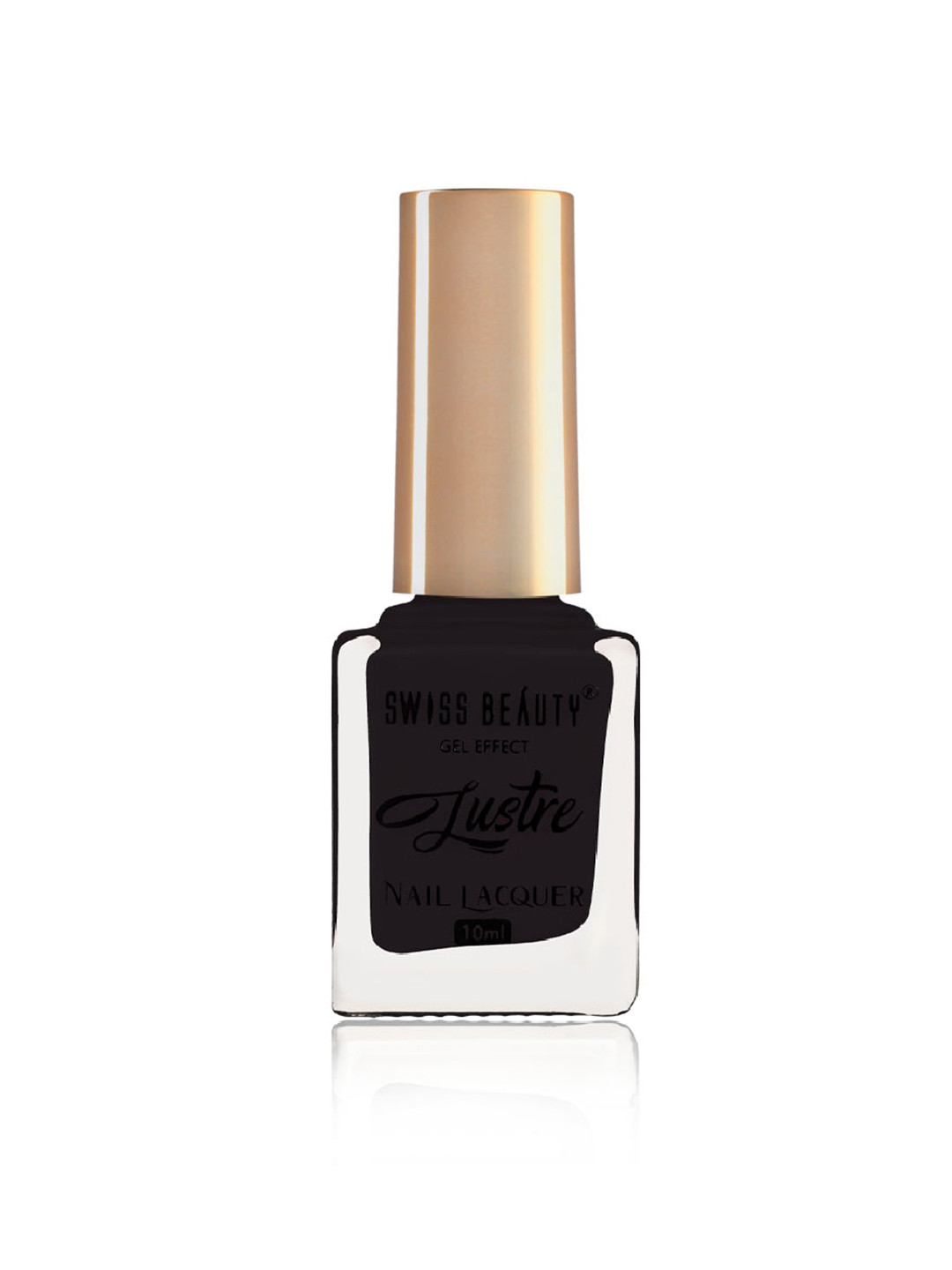 

SWISS BEAUTY Gel Effect Lustre Nail Lacquer - 36, Black