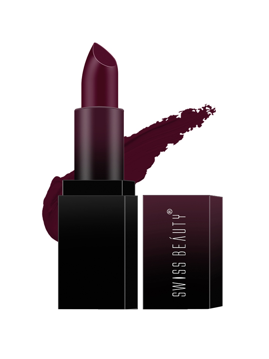 

SWISS BEAUTY HD Matte Lipstick - 24 Naked, Purple