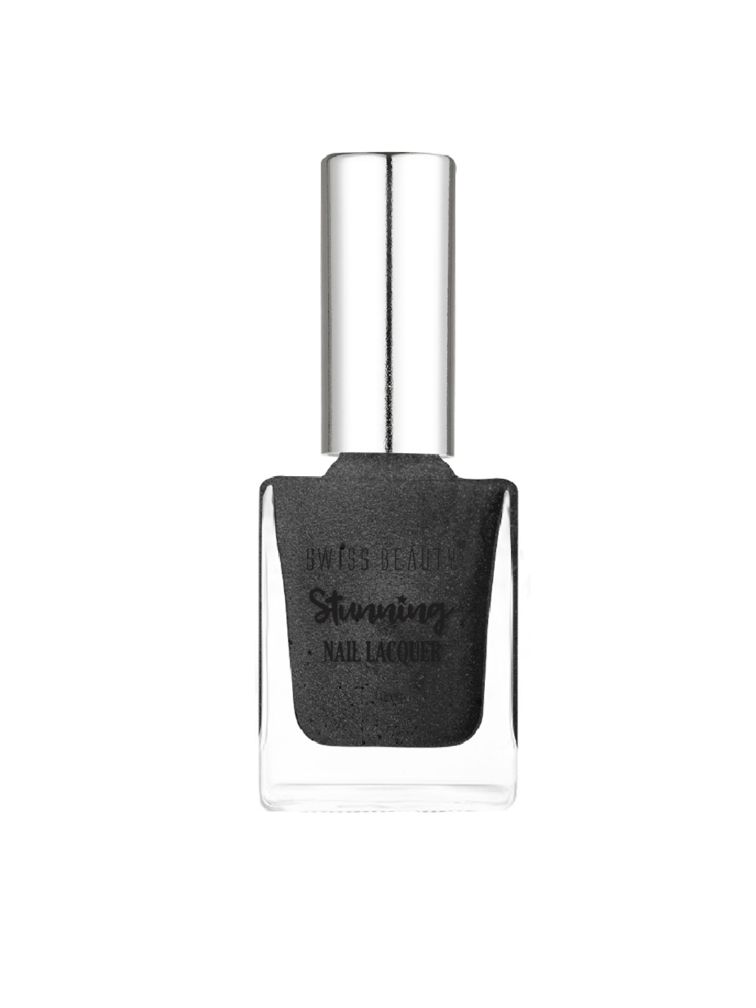 

SWISS BEAUTY Stunning Nail Lacquer - Pearl Grey 58, Black