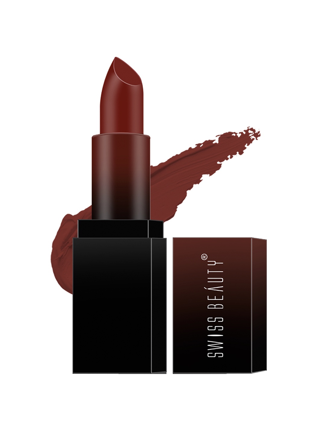 

SWISS BEAUTY HD Matte Lipstick - Chocolava 11, Coffee brown