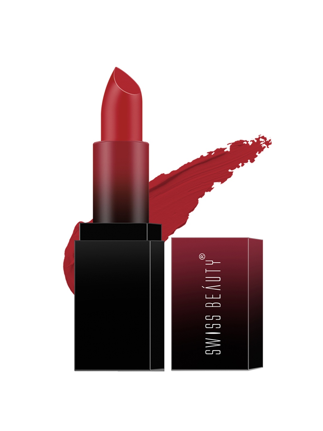 

SWISS BEAUTY HD Matte Lipstick - 01 Siren In Scarlet, Red