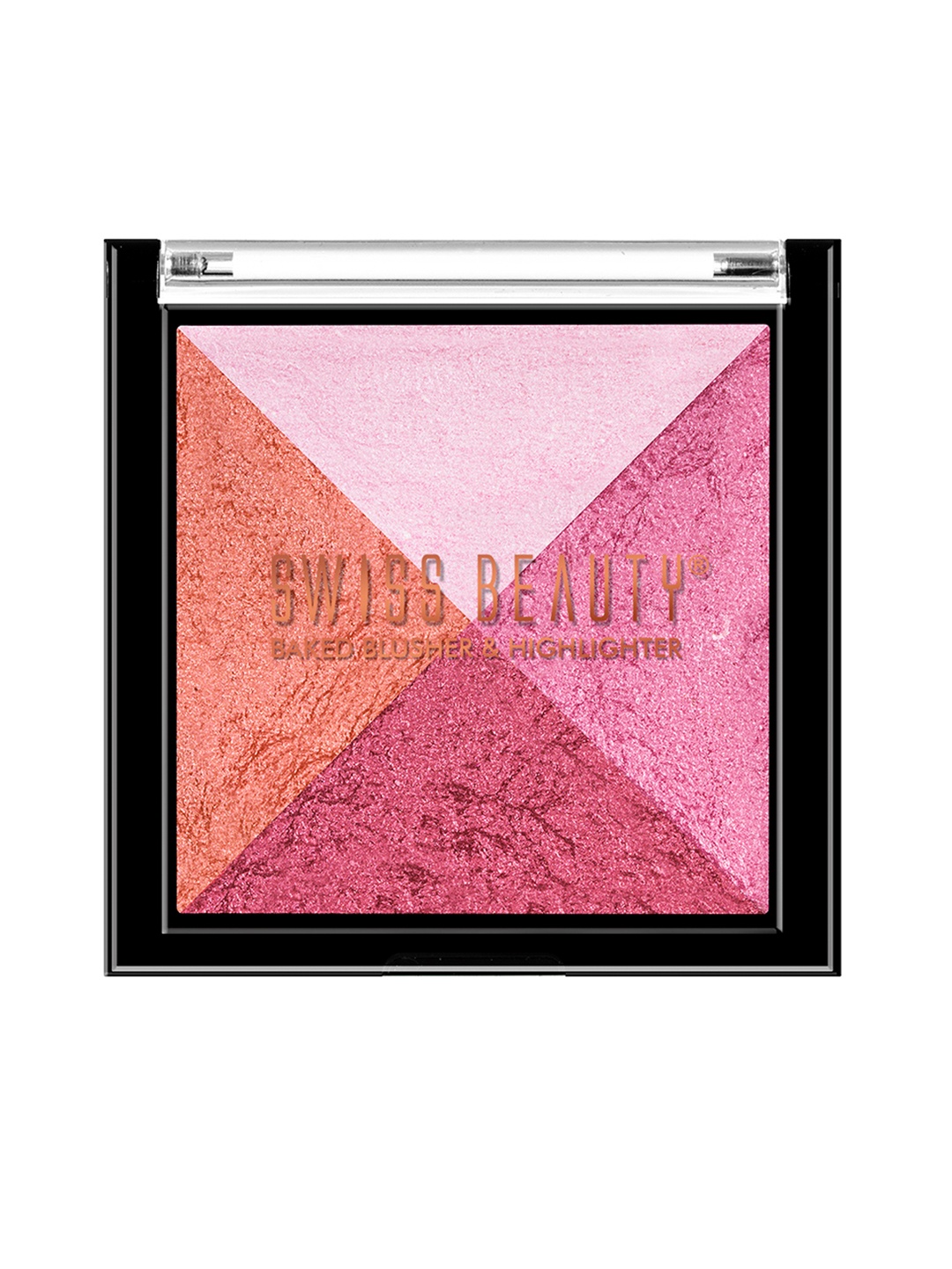 

SWISS BEAUTY Baked Blusher & Highlighter-02, Pink