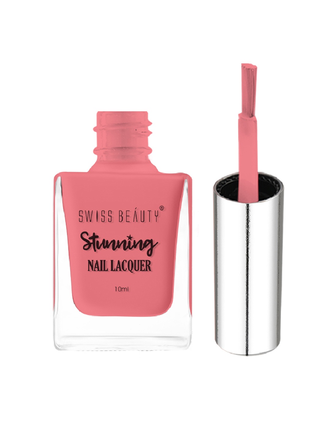 

SWISS BEAUTY Stunning Nail Polish - Caribbean Coral 10, Peach