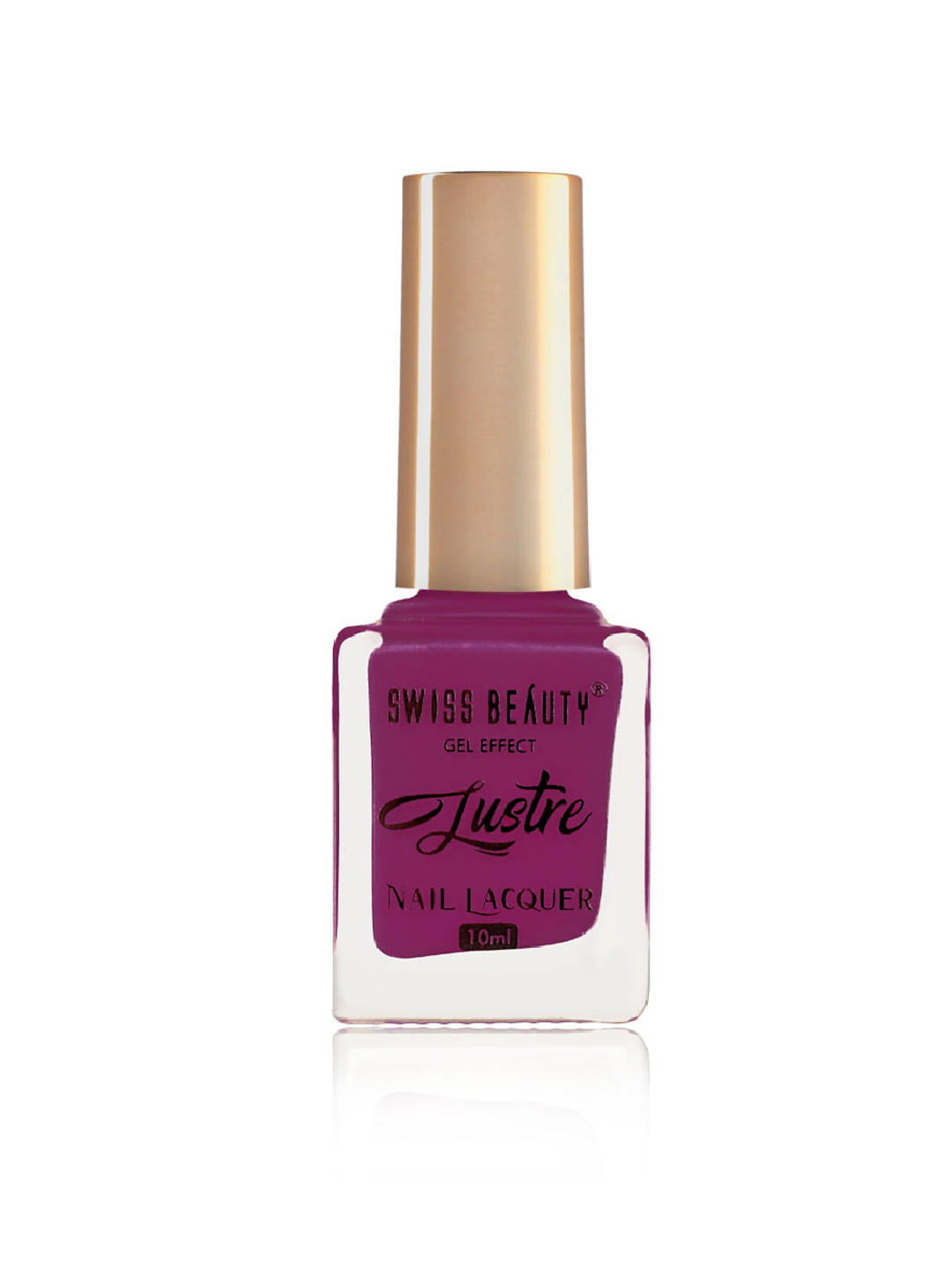 

SWISS BEAUTY Gel Effect Lustre Nail Lacquer - 16, Magenta