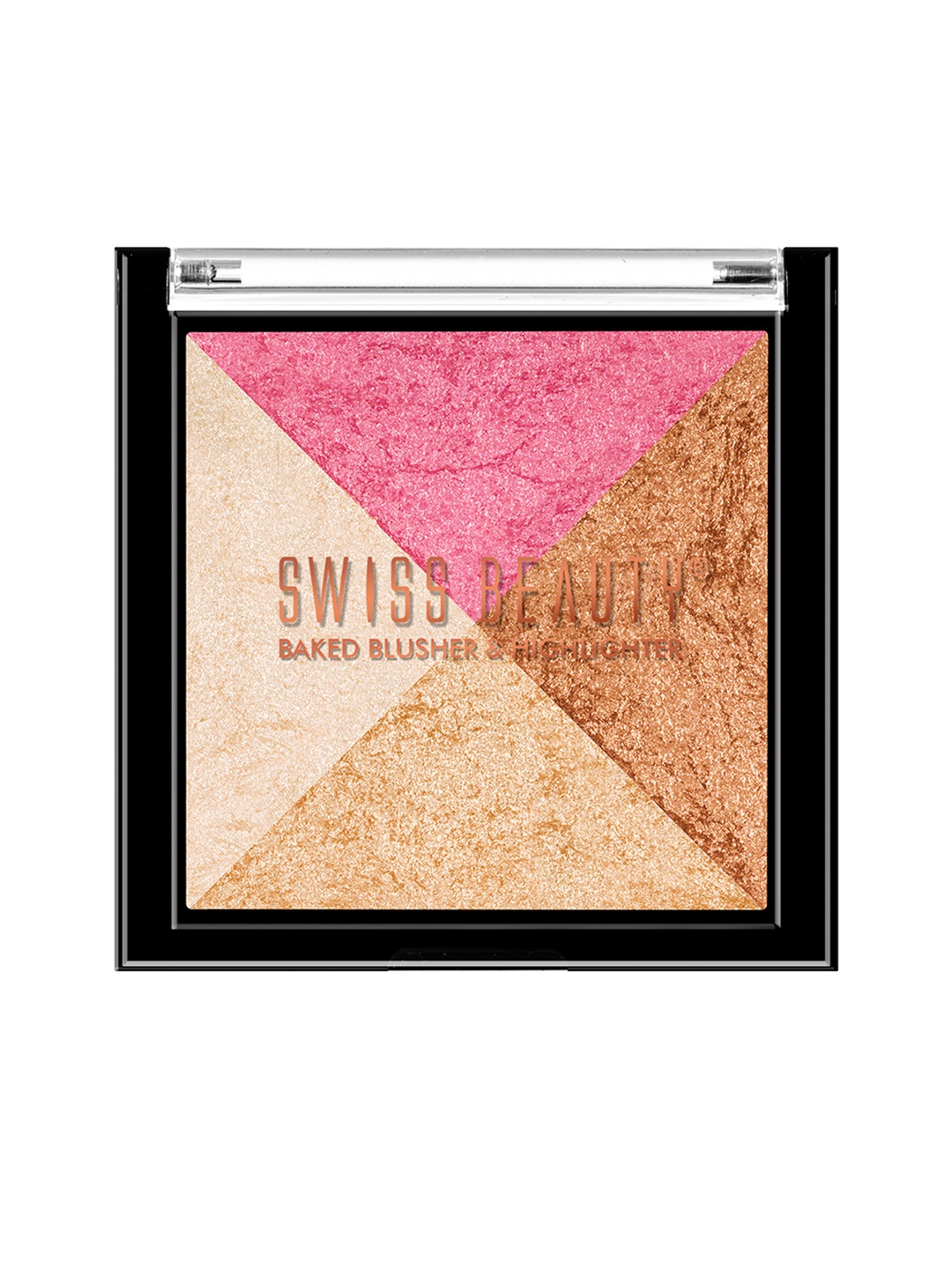 

SWISS BEAUTY Baked Blusher & Highlighter - 05, Pink