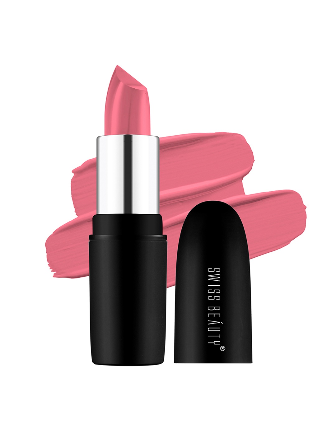 

SWISS BEAUTY Pure Matte Lipstick - Peaches N Cream 202, Pink