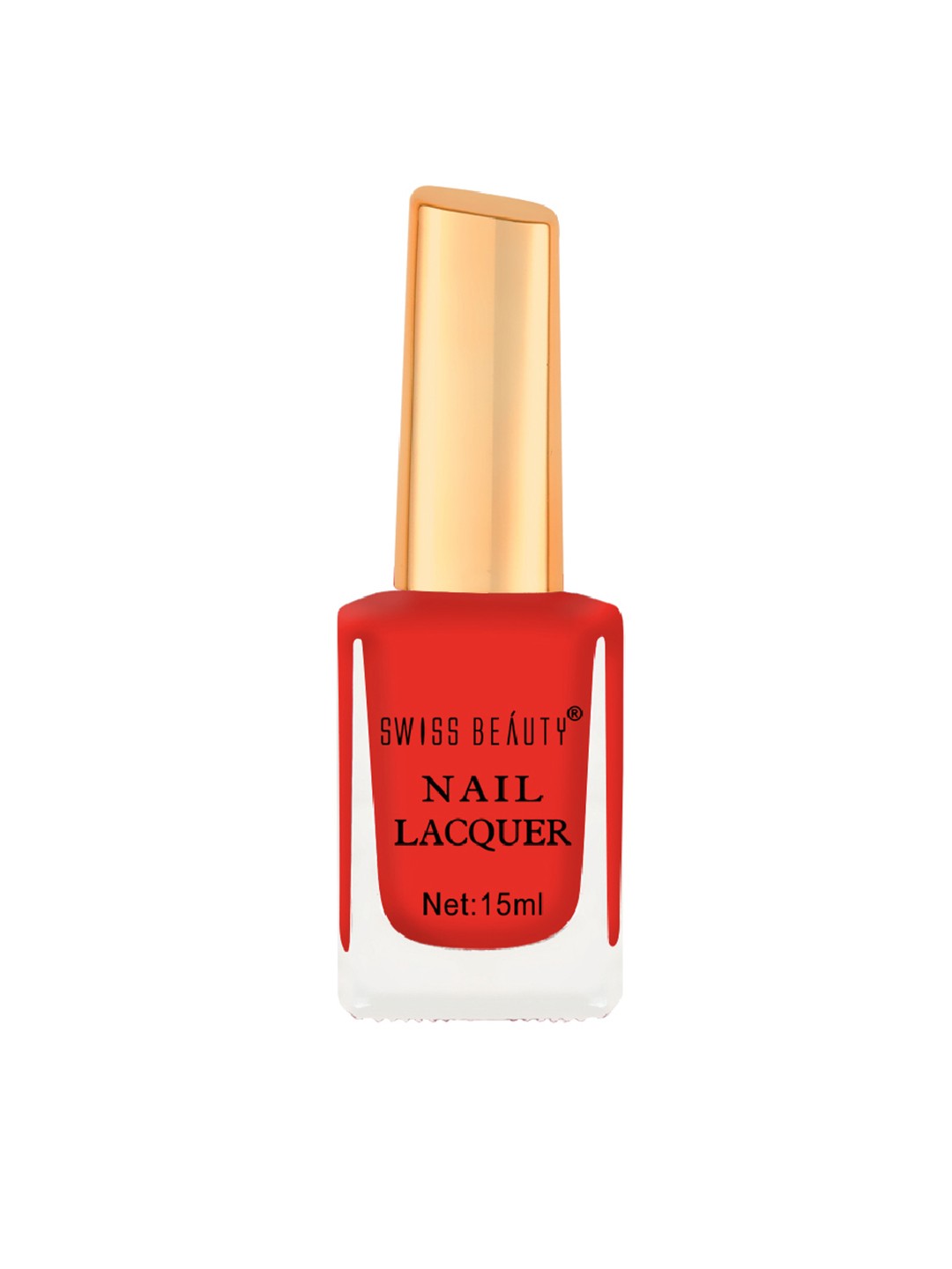 

SWISS BEAUTY Long Lasting Nail Lacquer-19, Red