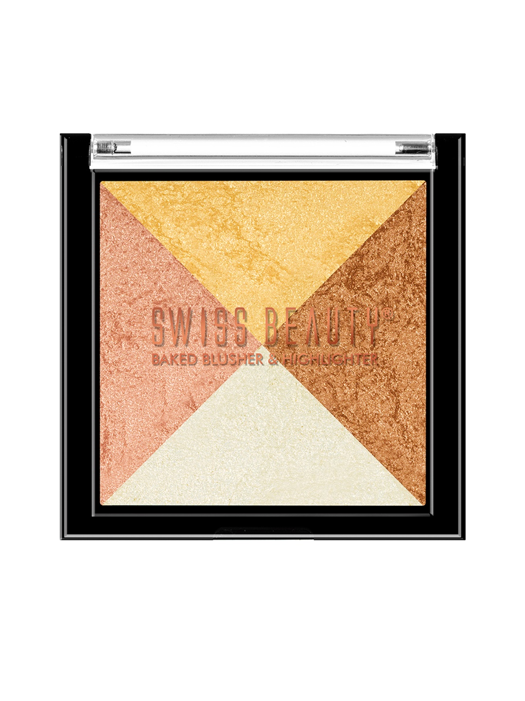 

SWISS BEAUTY Baked Blusher & Highlighter 7 gm - Shade 6, Multi