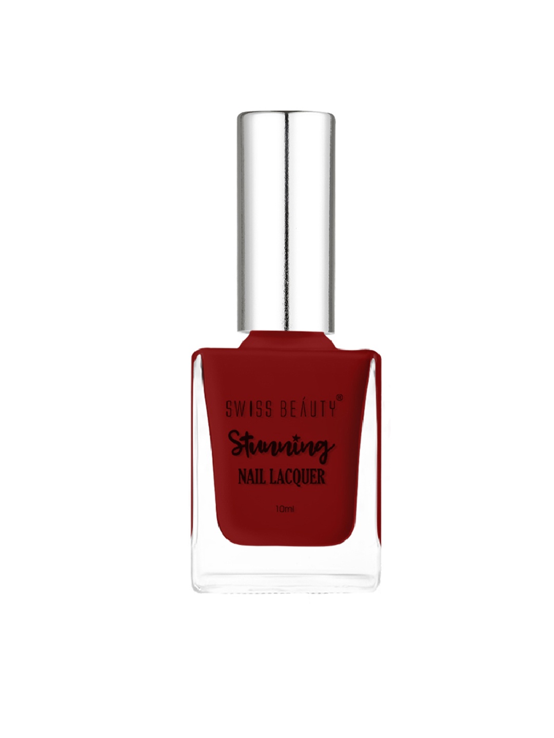 

SWISS BEAUTY Stunning Nail Lacquer- Preppy Red 16, Maroon