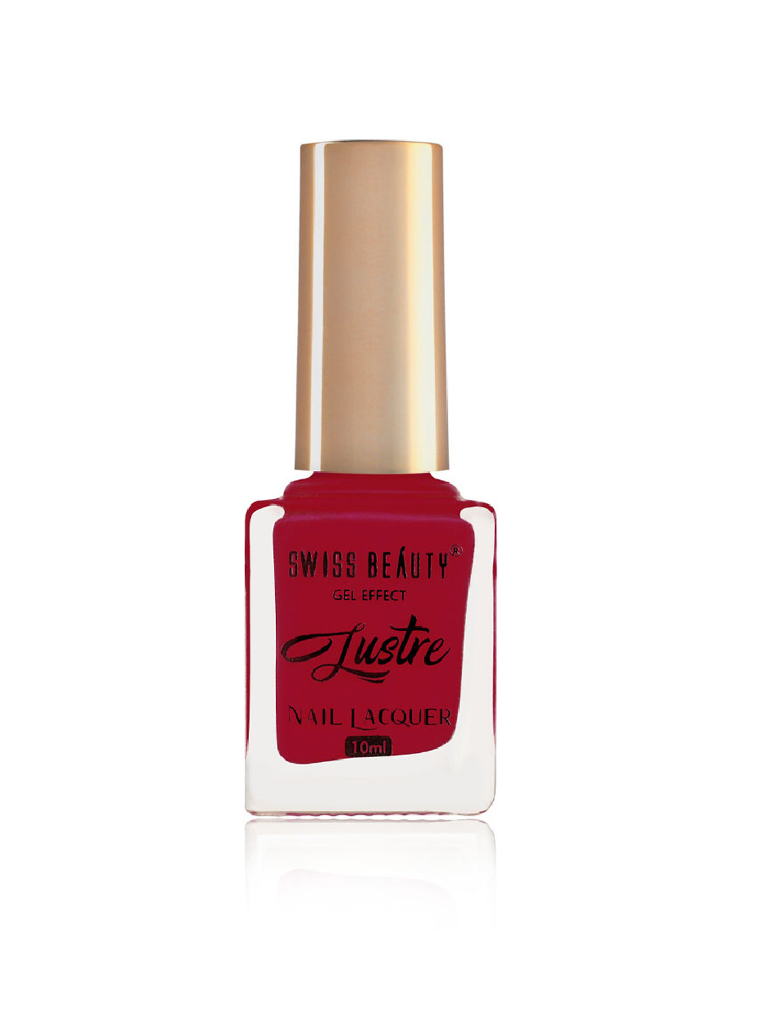 

SWISS BEAUTY Gel Effect Lustre Nail Lacquer-22, Red