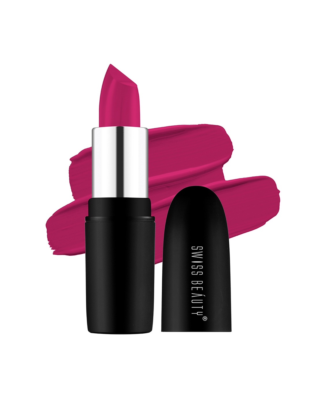 

SWISS BEAUTY Pure Matte Lipstick - Fuchsia Pink 204