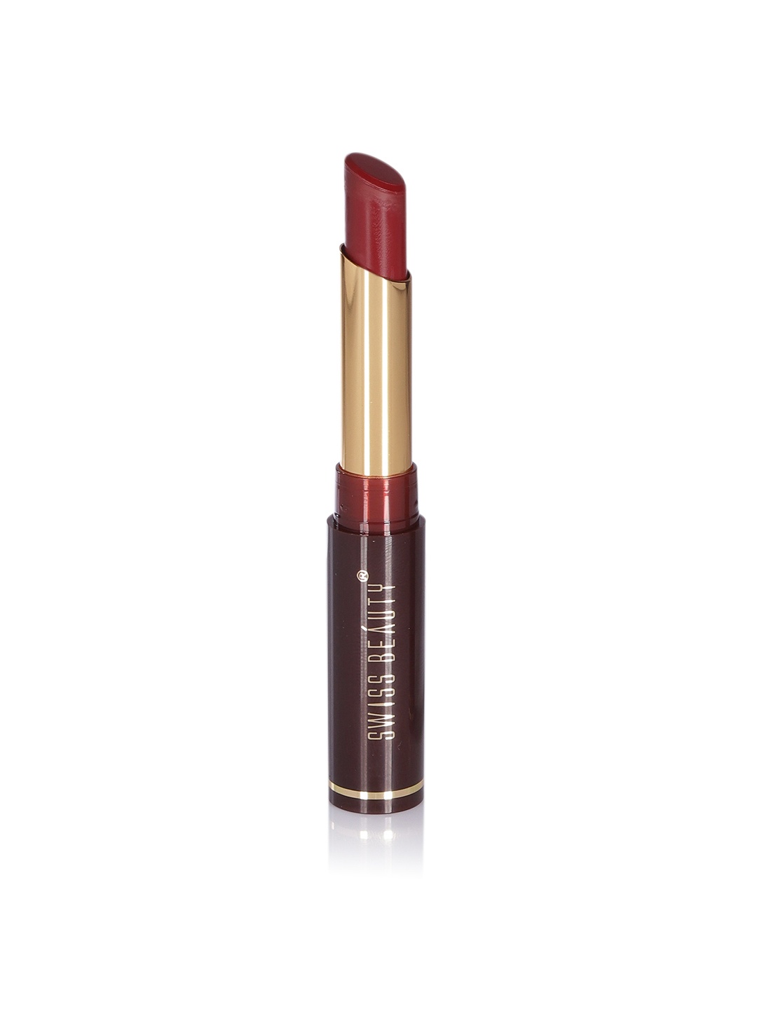 

SWISS BEAUTY Non Transfer Matte Lipstick-Bold Wine 21, Maroon