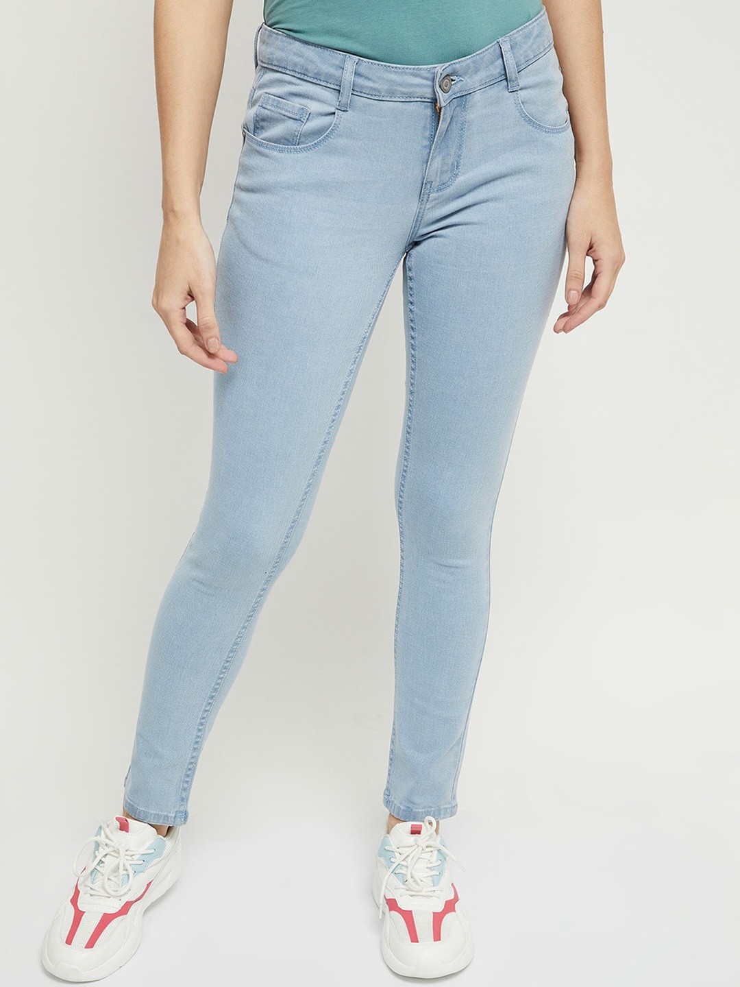 

max Women Blue Slim Fit Jeans