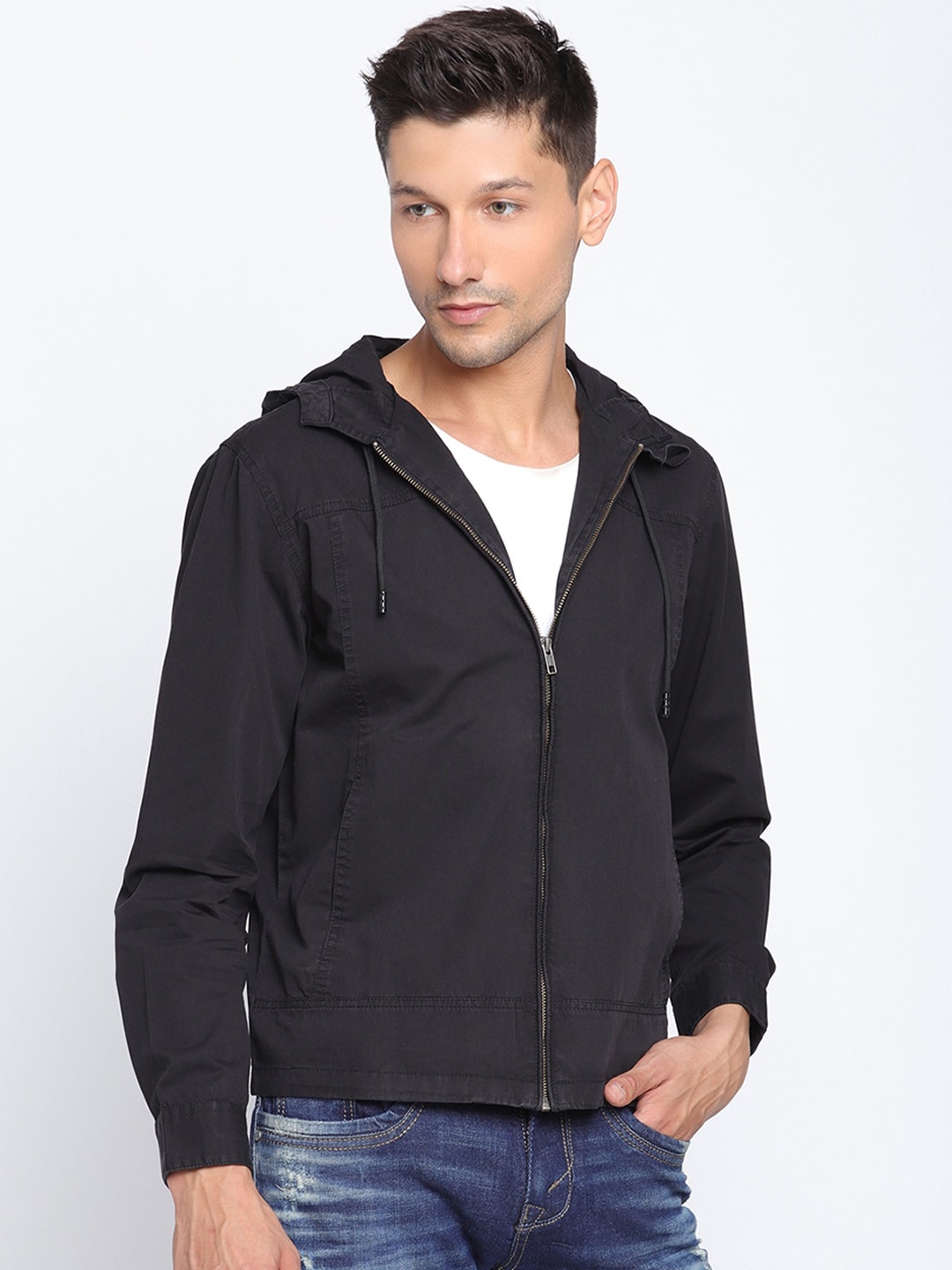 

PUNK Men Black Lightweight Tailored Jacket