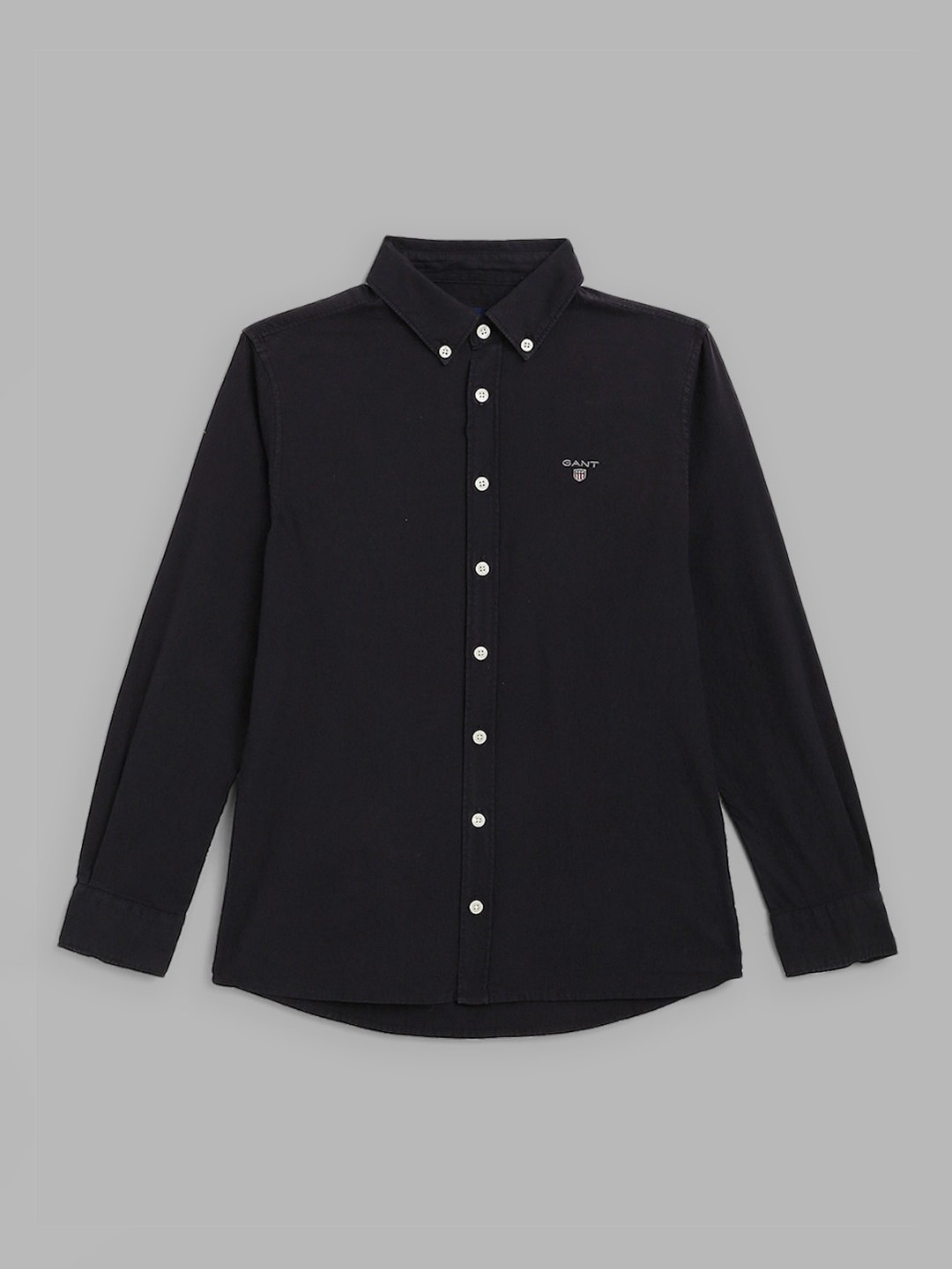 

GANT Boys Black Slim Fit Opaque Casual Shirt