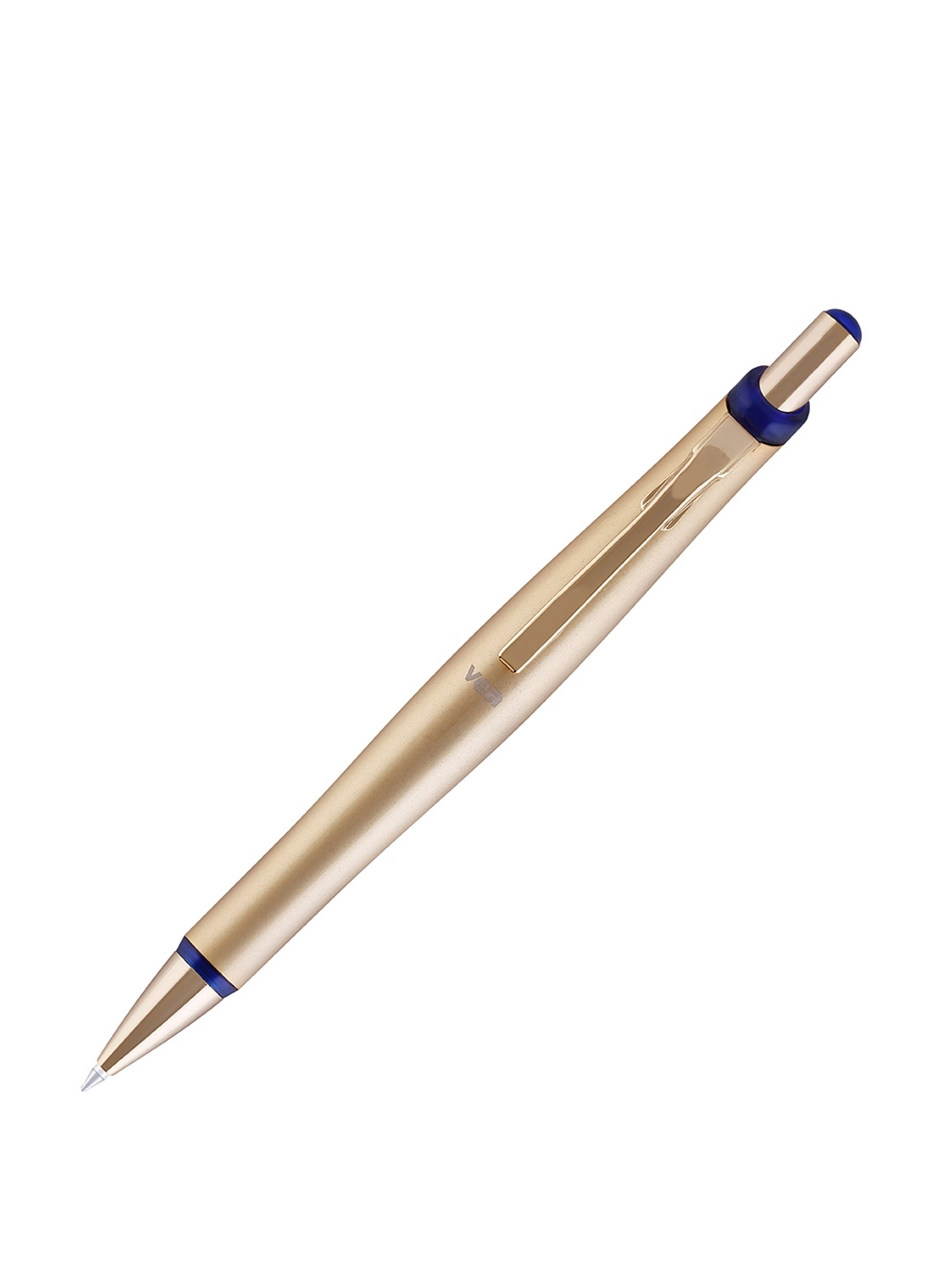 

VEA Gold-Toned & Navy Blue Cameri Satin Gold Ballpoint Pen