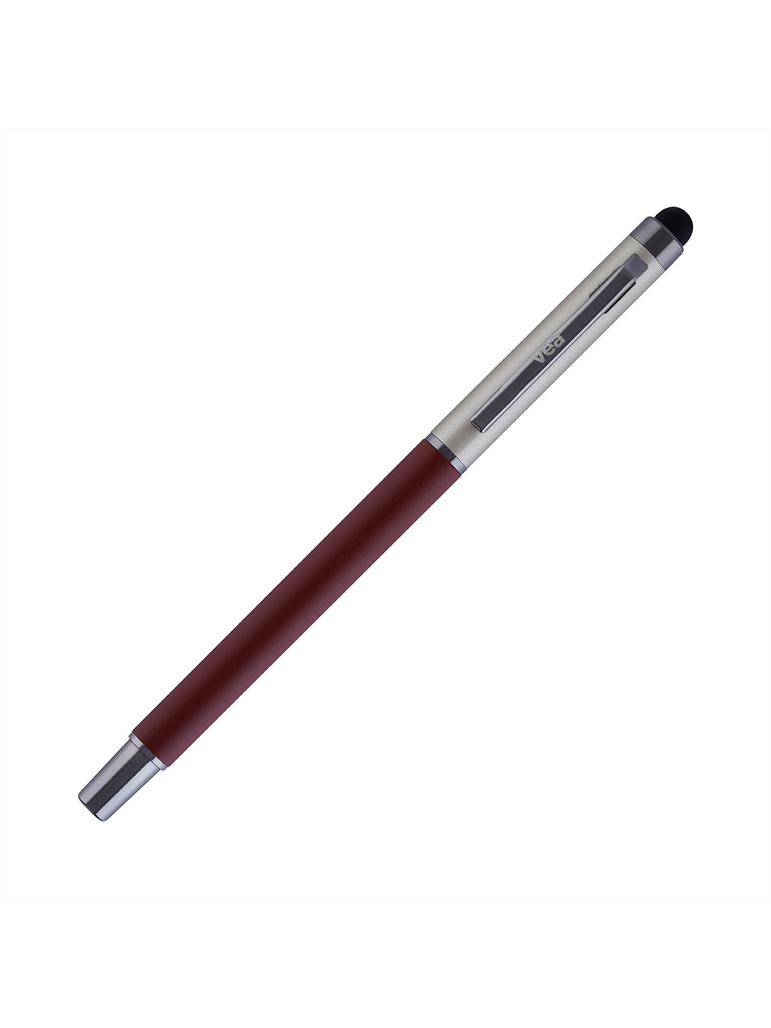 

VEA Maroon & Silver-Toned Long Jotter Pen