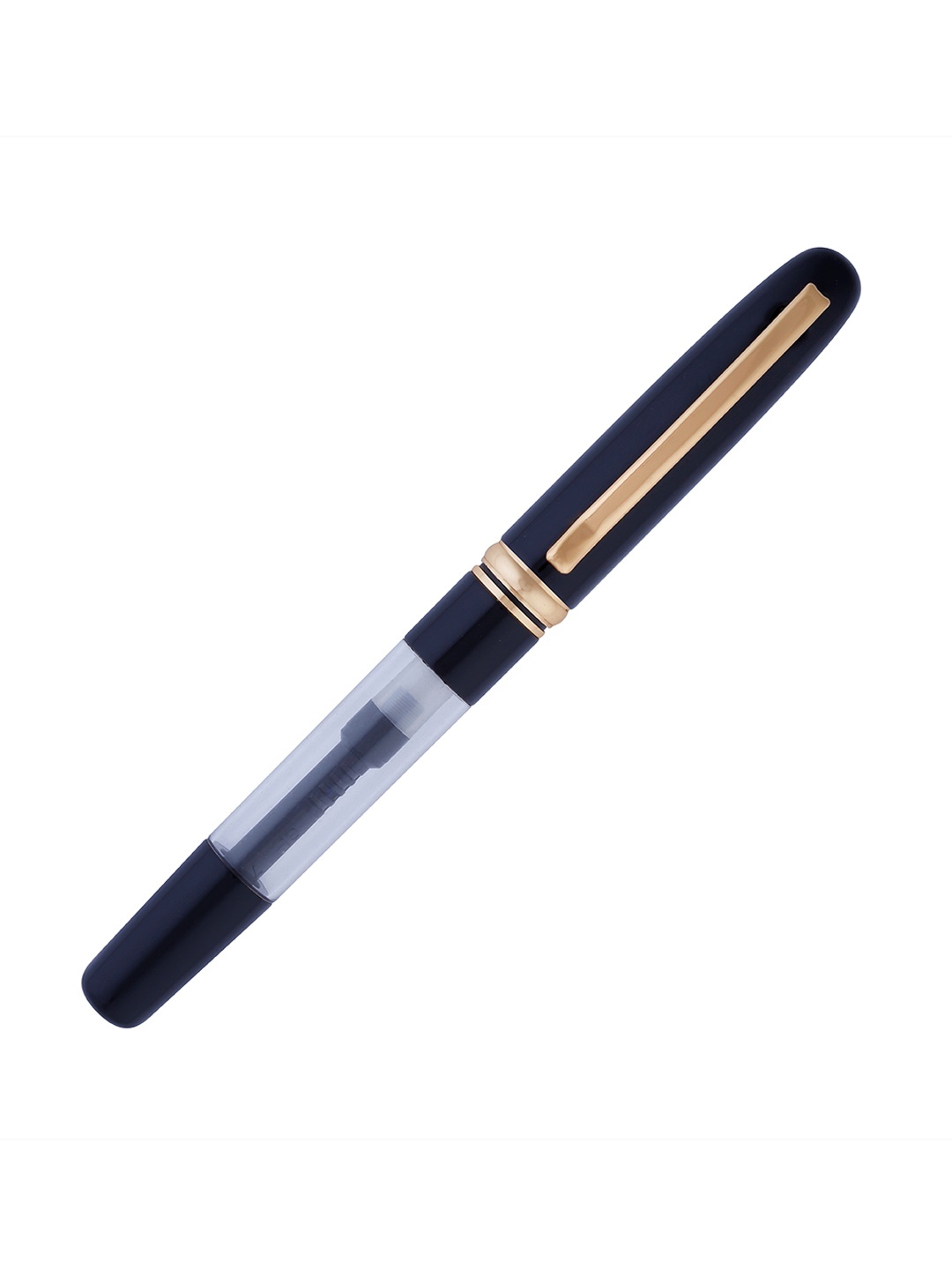 

VEA Gold-Toned & Black Solid 2 in 1 Convertible Pen