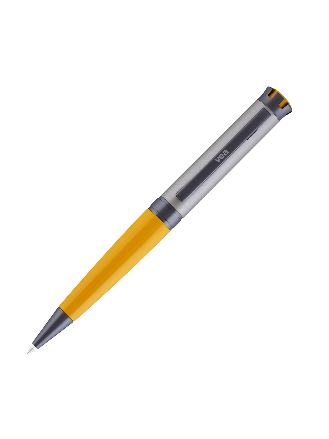 

VEA Gold-Toned & Black Crown Ballpoint Pen, Yellow