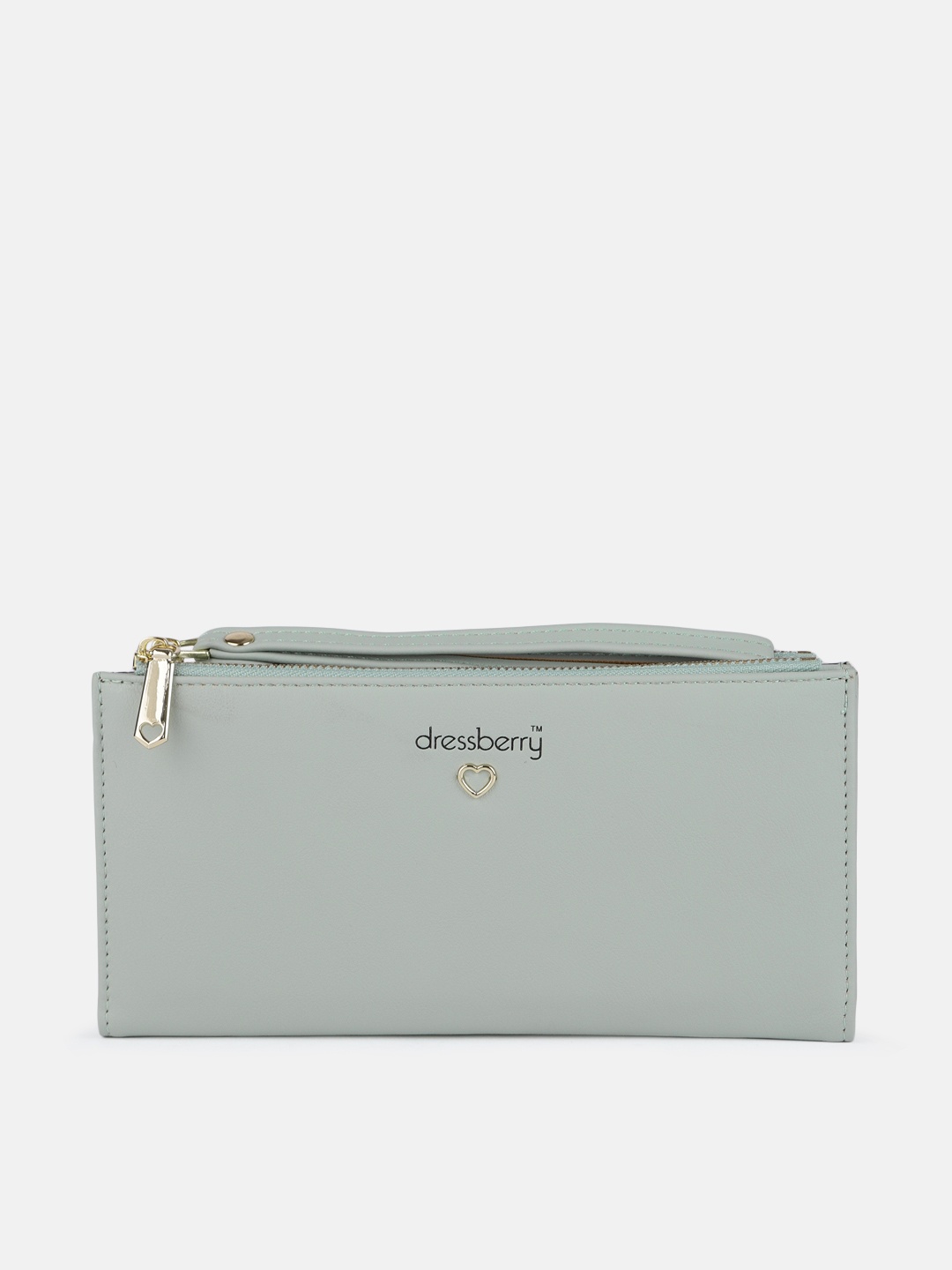 

DressBerry Women Mint Green PU Two Fold Wallet