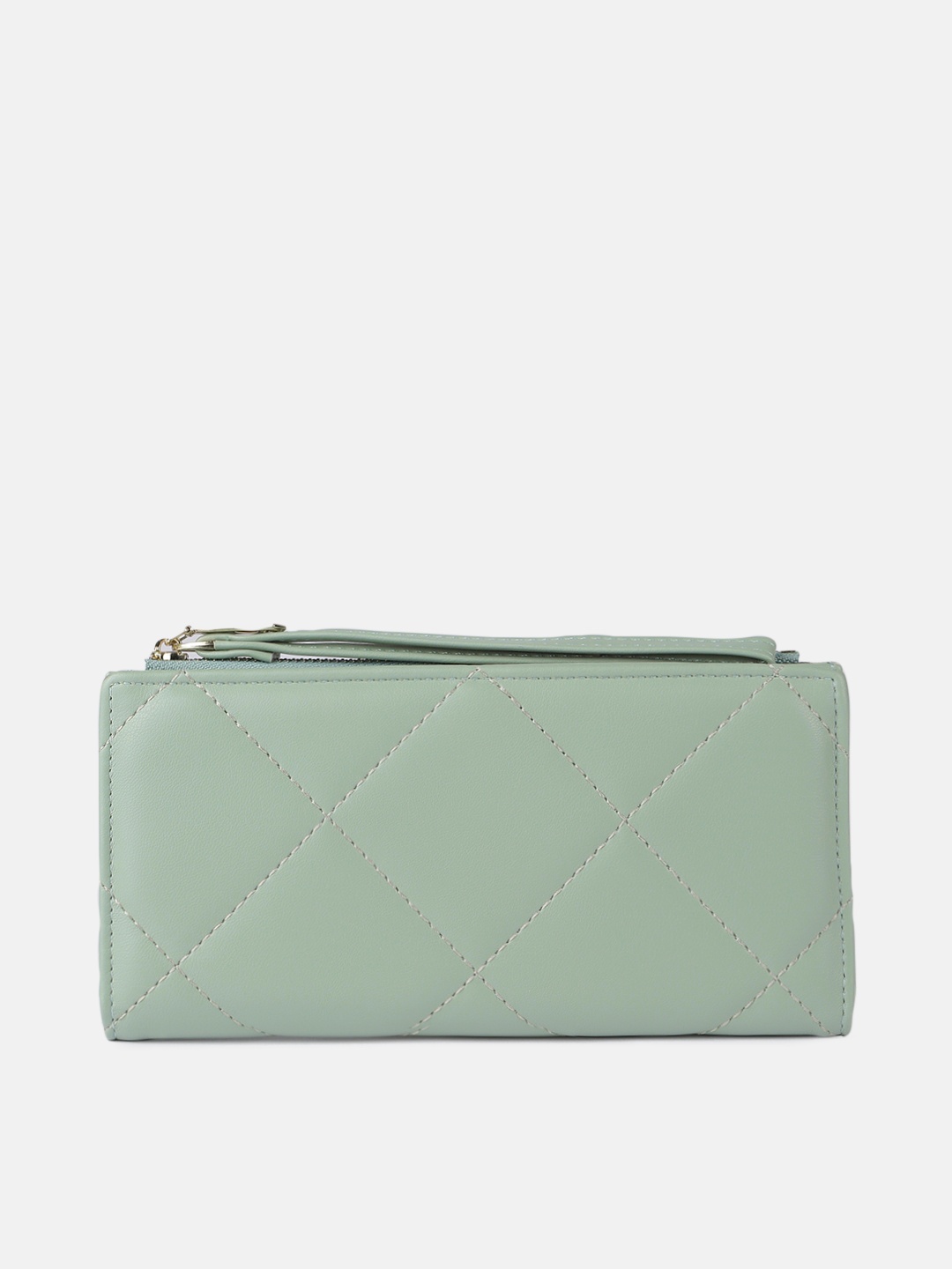 

DressBerry Women Mint Green PU Two Fold Wallet