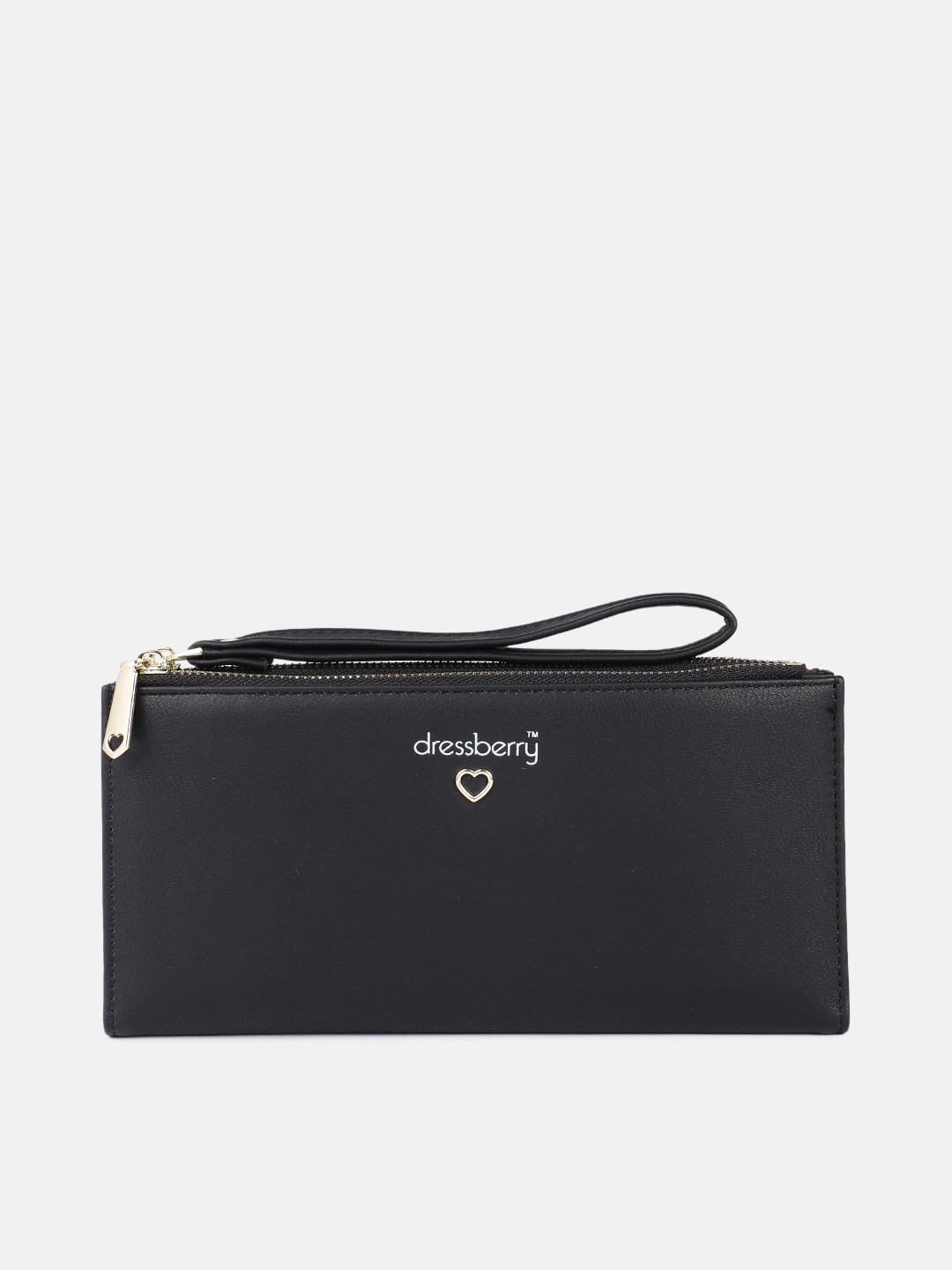 

DressBerry Women Black PU Two Fold Wallet