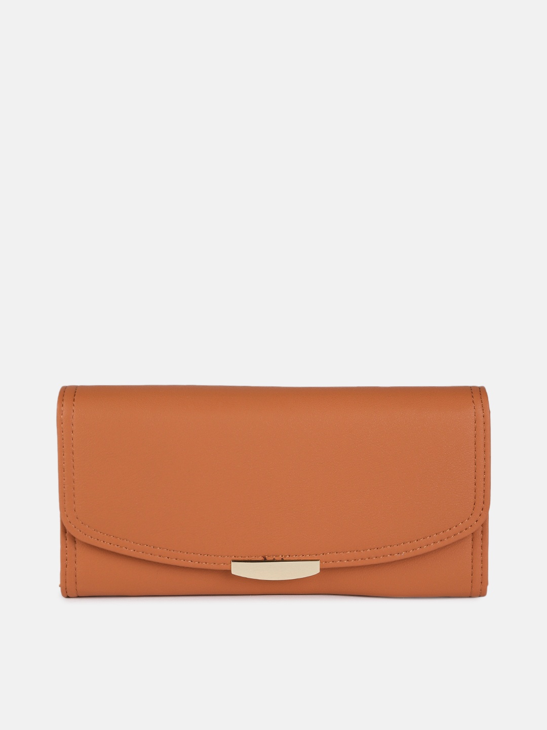 

DressBerry Women Brown PU Two Fold Wallet