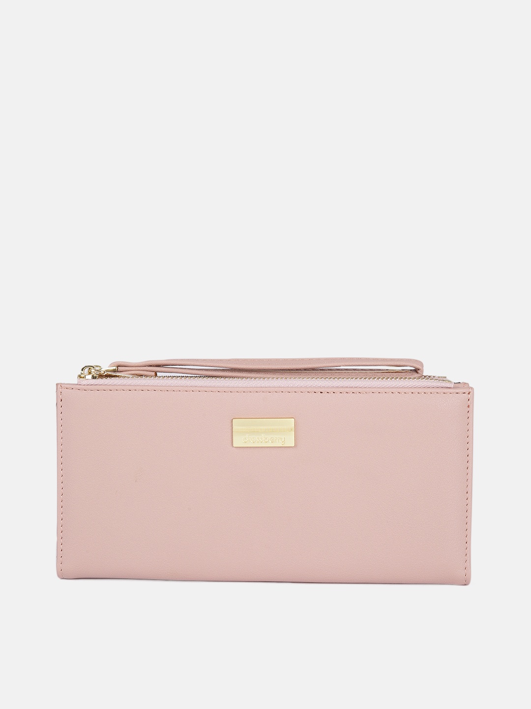 

DressBerry Women Pink PU Two Fold Wallet
