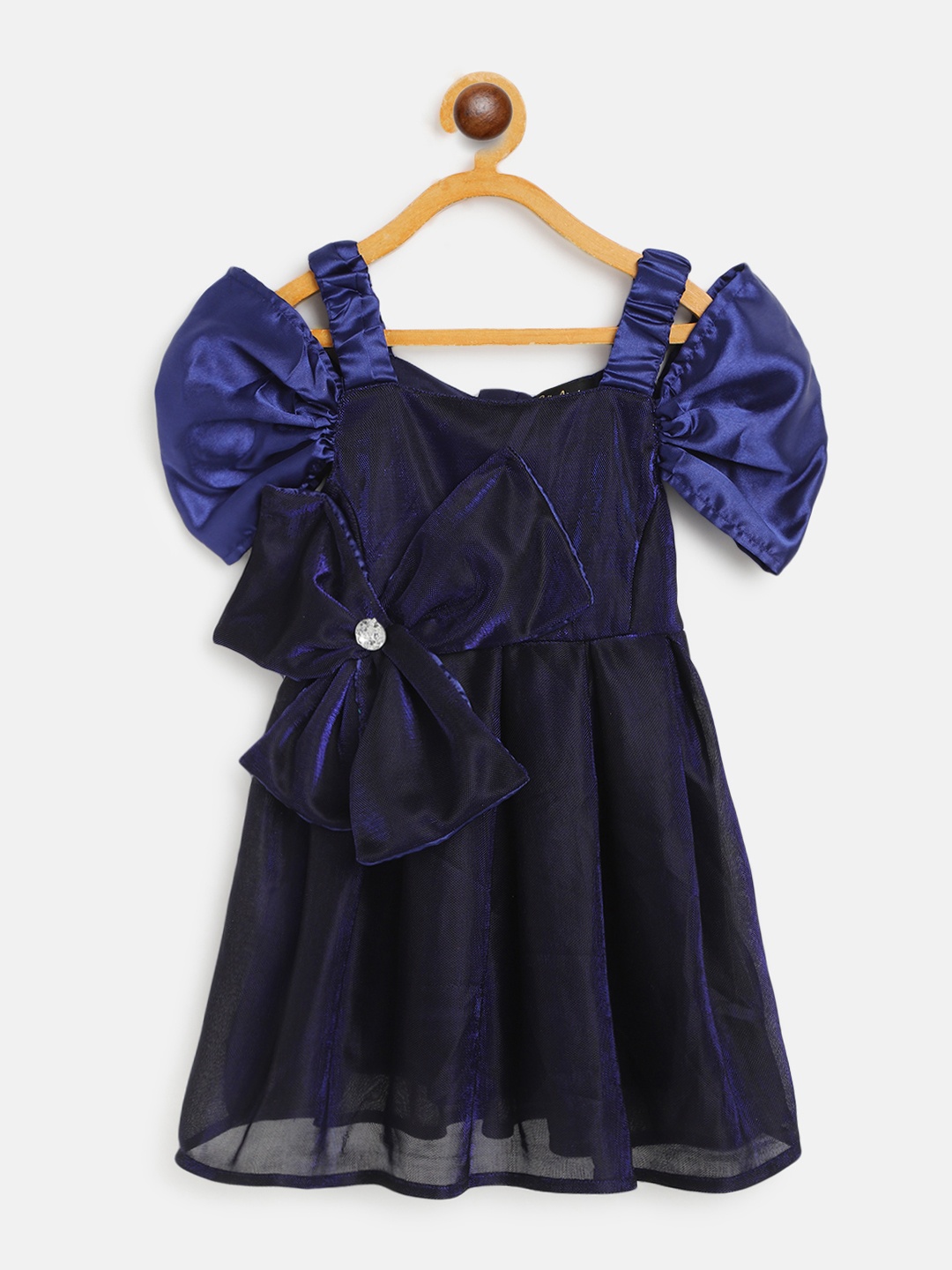 

Bella Moda Blue Fit & Flare Dress