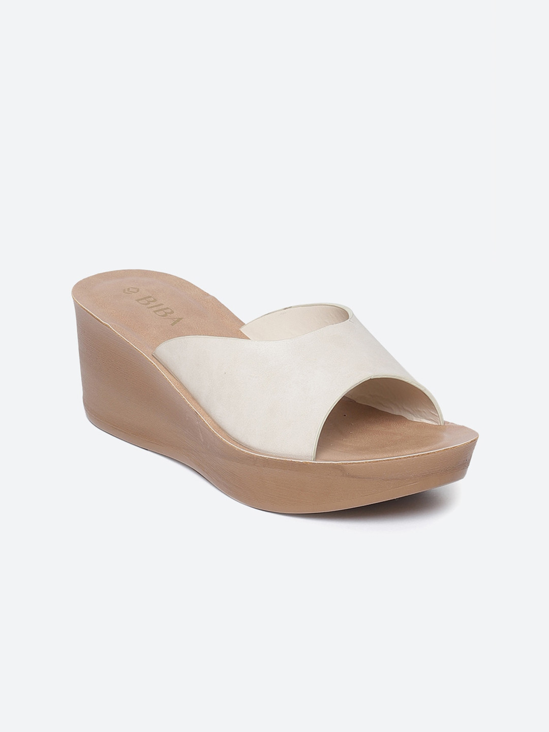 

Biba Beige PU Work Comfort Sandals