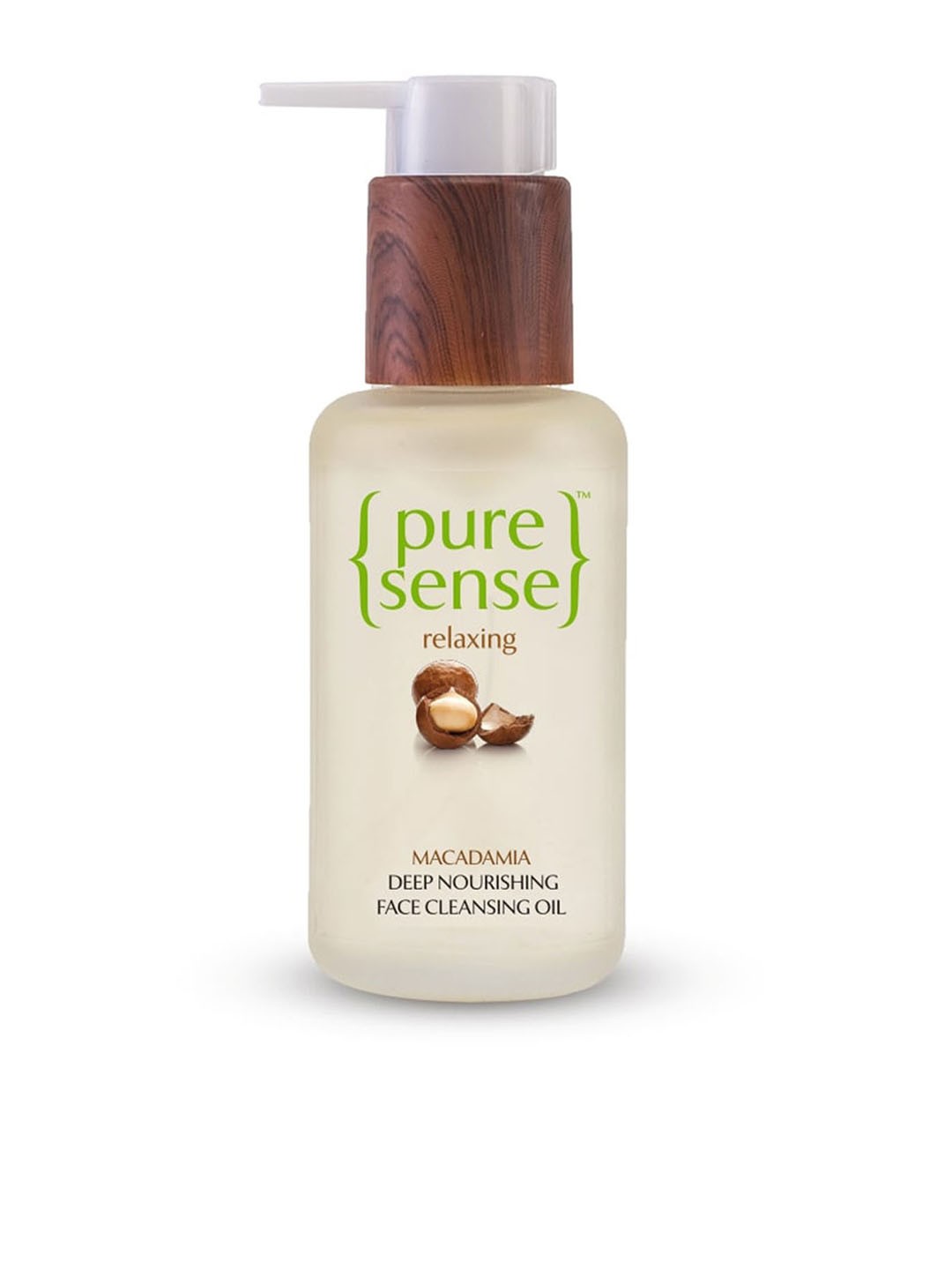 

Pure Sense Macadamia Relaxing & Anti-Ageing Face Cleansing Oil for All Skin Types - 100 ml, Transparent