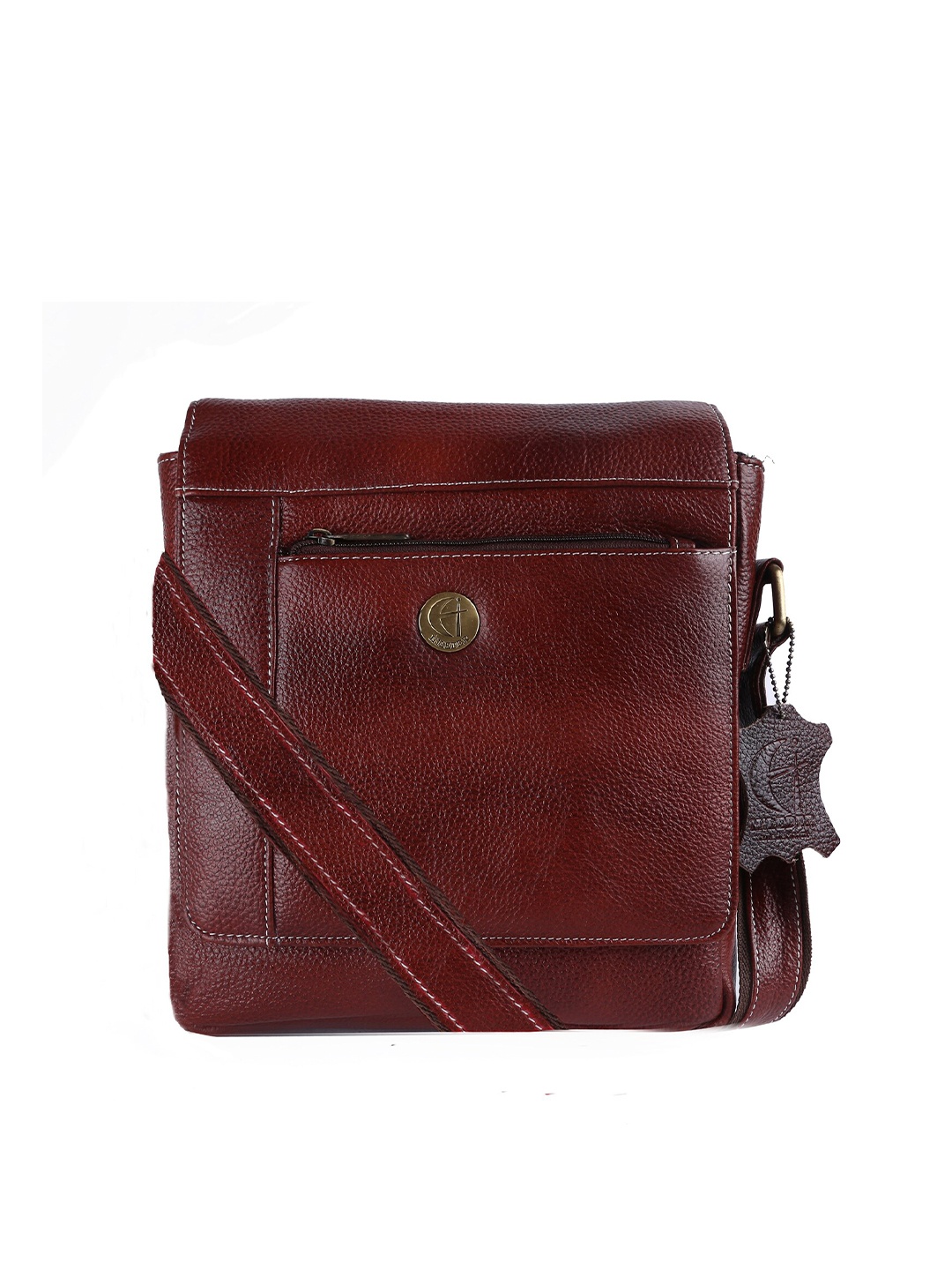 

HiLEDER Unisex Brown Messenger Bag