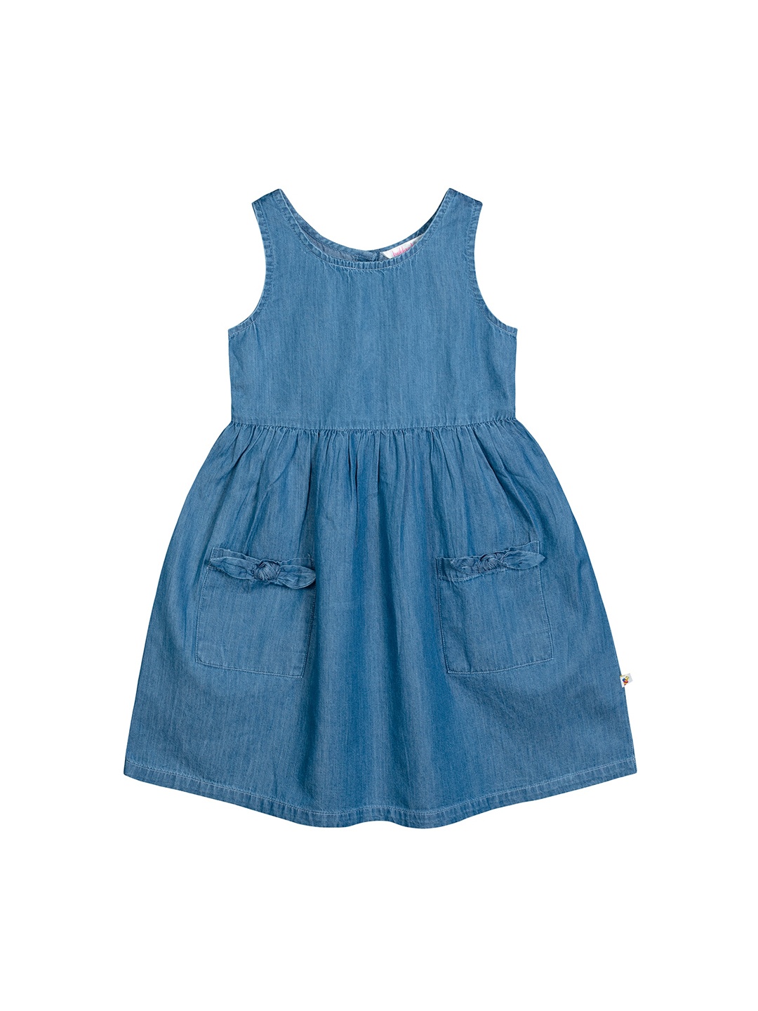 

Budding Bees Blue Denim Dress