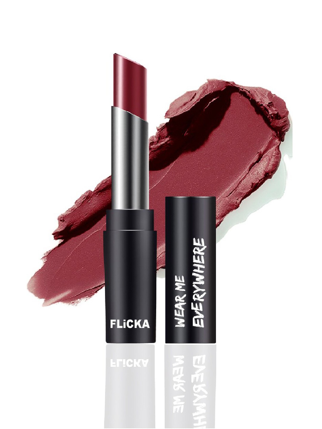 

FLiCKA Wear Me Everywhere Creamy Matte Lipstick - Spice Ginger Bread 18, Brown
