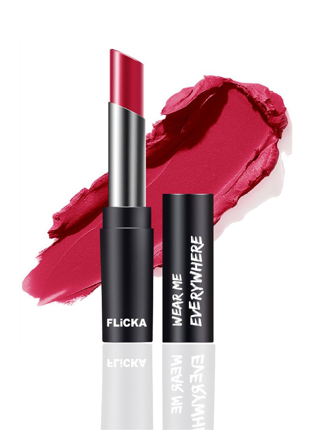 

FLiCKA Wear Me Everywhere Creamy Matte Lipstick - Trendy Tomato 13, Red