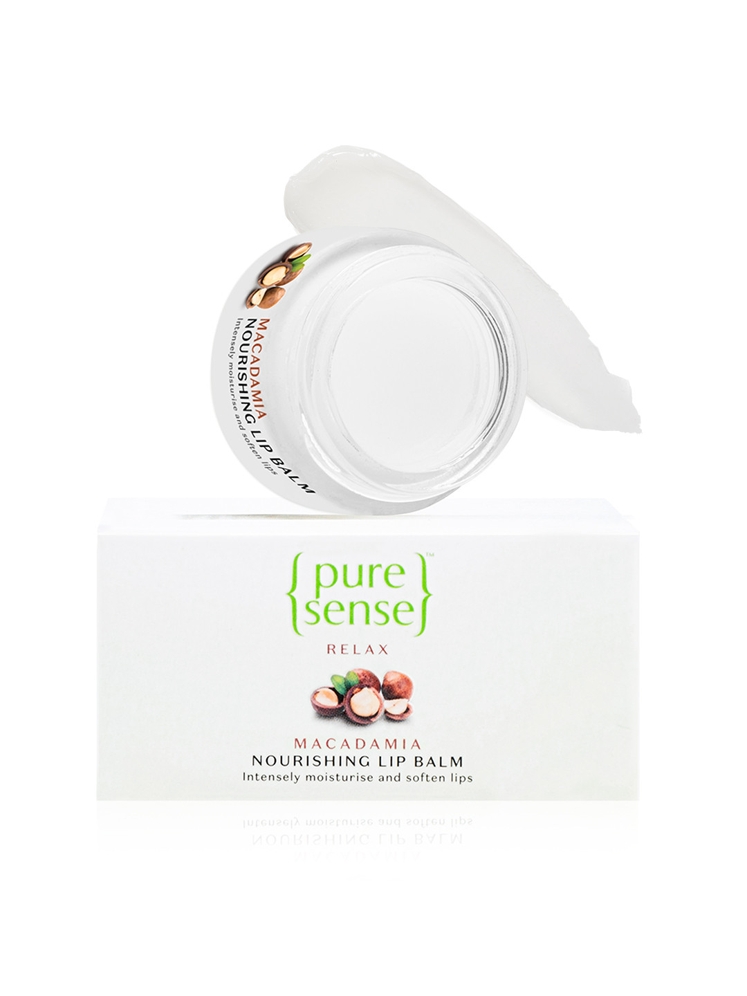 

Pure Sense Macadamia Nourishing Lip Balm for Soft Mosturised & Glossy Lips - 5g, Transparent
