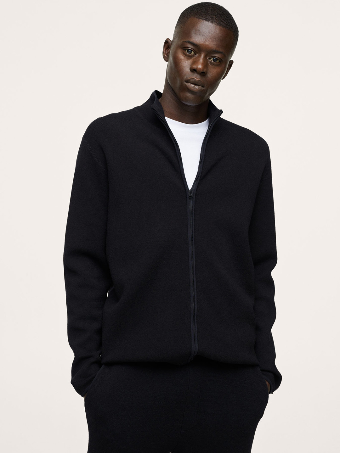 

MANGO MAN Men Black Cardigan