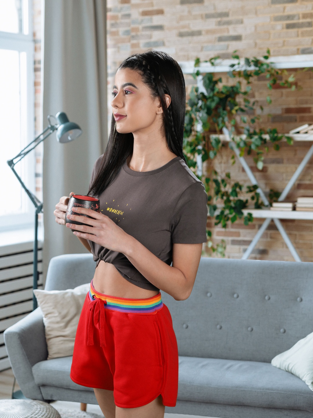 

United Colors of Benetton Women Red Shorts
