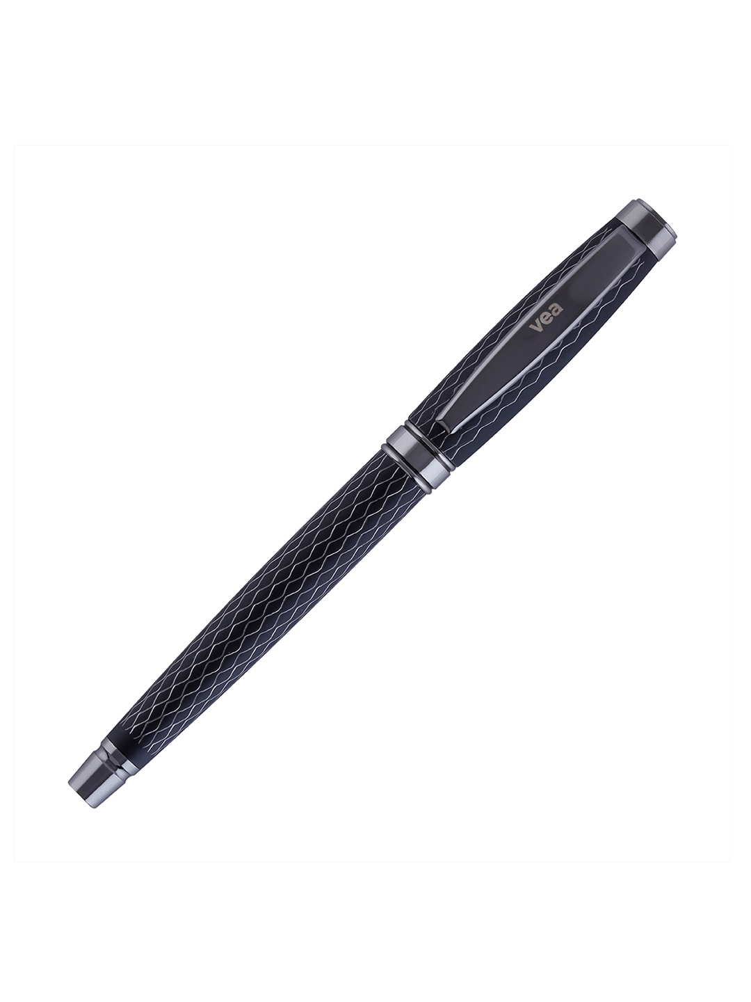 

VEA Silver-Toned & Black Solid Rollerball Pen