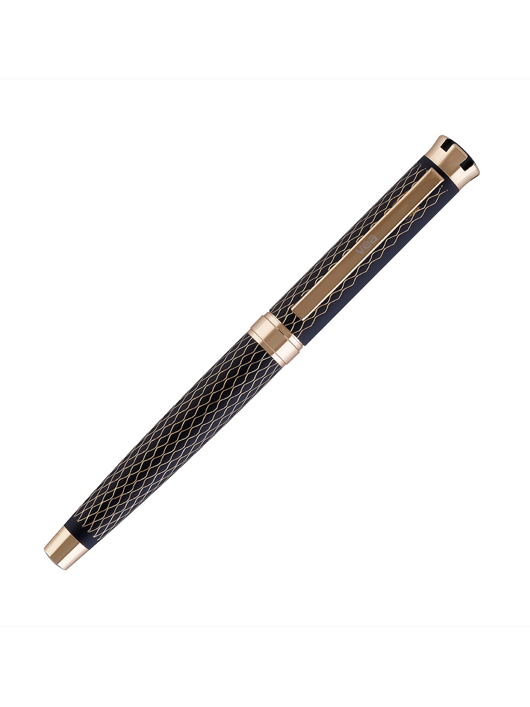 

VEA Black & Gold-Toned Crown Jewel Rollerball Pen