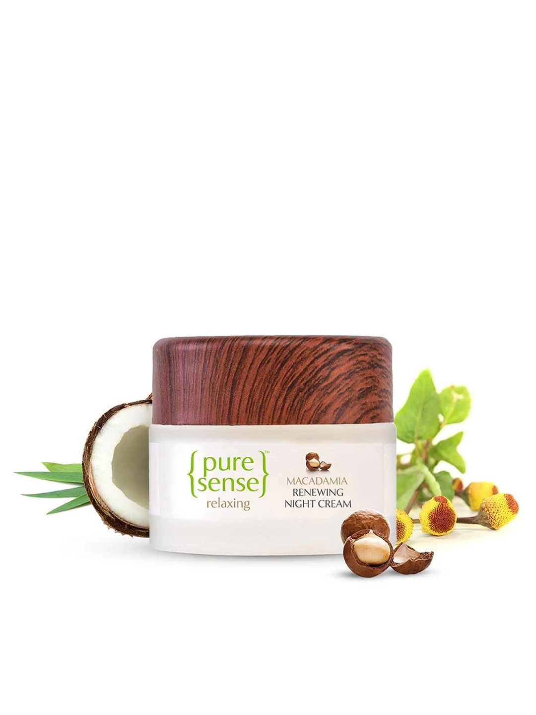 

Pure Sense Relaxing Macadamia Renewing Night Cream 50 ml, Brown