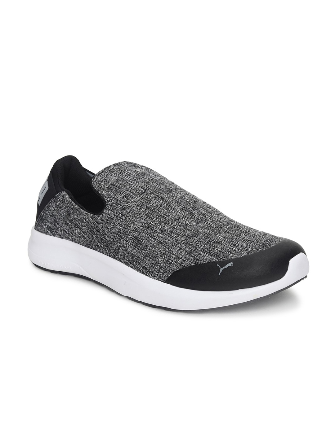 

Puma Men Black Propel V3 Slip-On Shoes, Grey